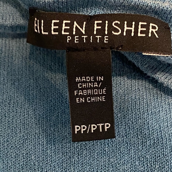 VGUC Eileen Fisher Tencel Stretch Elbow Length Tee - Picture 4 of 5